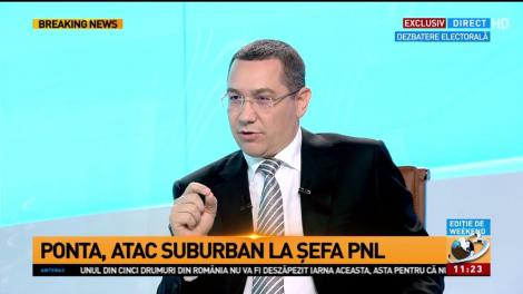 Victor Ponta, atac suburban la președintele PNL Alina Gorghiu