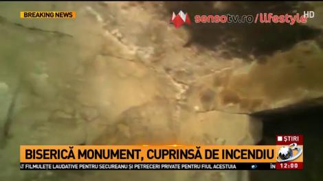 Incendiu la o biserică declarată monument istoric, din Buzău