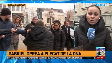 Gabriel Oprea a plecat de la DNA