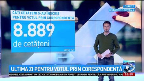 Ultima zi pentru votul prin corespondență: &Icirc;n ce țări s-au &icirc;nscris cei mai mulți cetățeni
