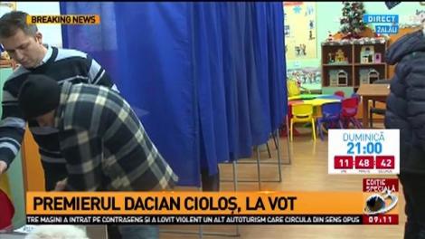 Dacian Cioloș a votat