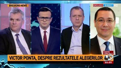 Victor Ponta, despre rezultatul alegerilor