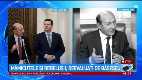 Traian Băsescu s-a răzgândit: Vrea o țară de mămicuțe și bebeluși