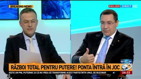 Victor Ponta: Am primit un mesaj, să merg la PNL, să fiu președinte de partid