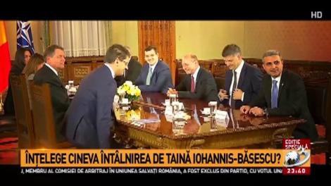 Imagini inedite de la întâlnirea de taină dintre Iohannis și Băsescu