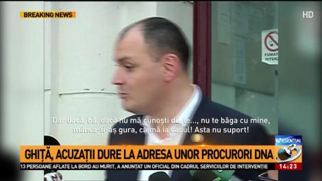 &Icirc;nregistrare bombă. Sebastian Ghiță, acuzații dure la adresa unor procurori DNA.