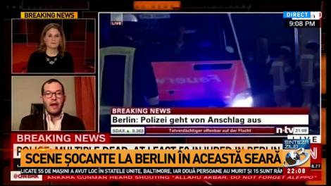 Jurnalista Deutsche Welle, la Sinteza zilei: Autoritățile germane merg pe ipoteza unui atentat terorist