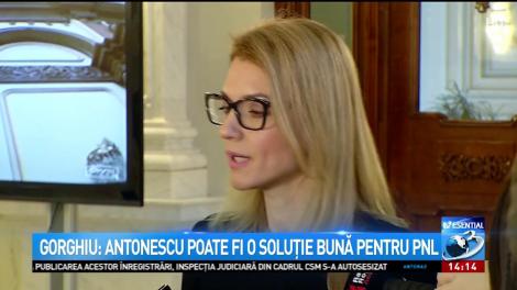 Alina Gorghiu: Crin Antonescu poate fi o soluție bună pentru PNL