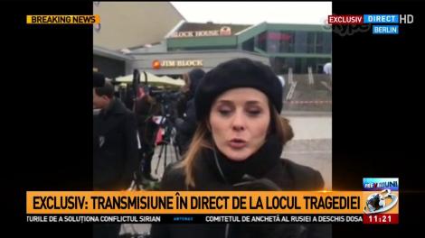 Corespondență specială. Jurnaliștii Antena 3, &icirc;n piața din Berlin atacată luni seară