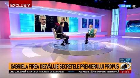 Gabriela Firea, la Sinteza zilei: Liviu Dragnea este persoana cea mai îndreptățită să fie prim-ministrul României