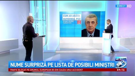 Nume-surpriză pe lista de posibili miniștri PSD-ALDE