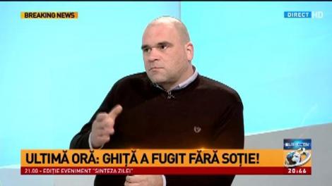 Sebastian Ghiţă a fugit fără soţie