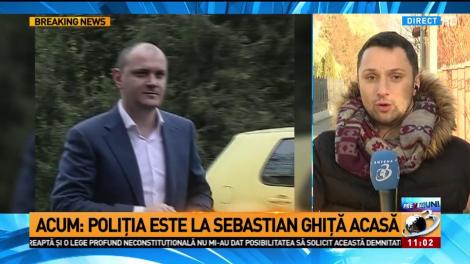 Sebastian Ghiță, cel mai căutat om din Rom&acirc;nia &icirc;n acest moment. Poliția, la Ghiță acasă