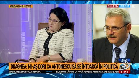 Liviu Dragnea, reacţie după interviul cu Crin Antonescu