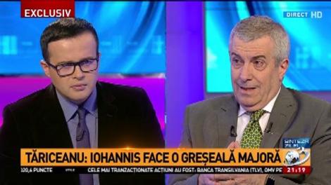 Tăriceanu, despre întrevederea pe care a avut-o cu Klaus Iohannis după anunţarea rezultatelor alegerilor