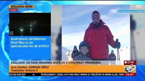 Președintele Klaus Iohannis se relaxează la schi după desemnarea premierului