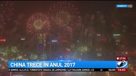 China a trecut în anul 2017. Imagini spectaculoase cu focul de artificii din Hong Kong
