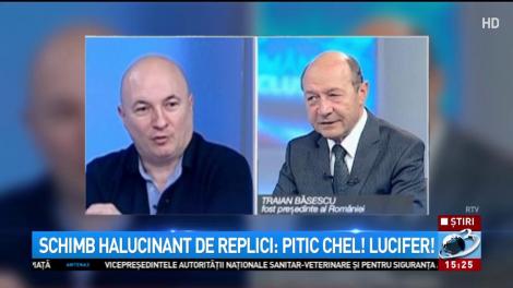 Traian Băsescu, scandal în direct, la televizor. Cu cine s-a certat fostul președinte