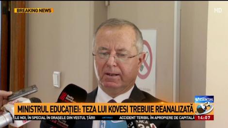 Ministrul Educației: Teza de doctorat a Laurei Codruța Kovesi trebuie reanalizată