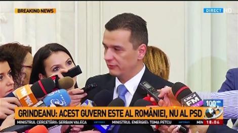 Sorin Grindeanu le răspunde liberalilor care &icirc;l acuză că face parte din &rdquo;guvernul personal al lui Dragnea&rdquo;