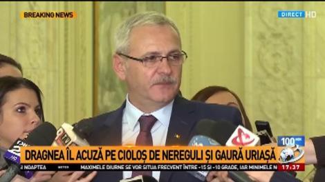 Dragnea, declaraţii la Parlament