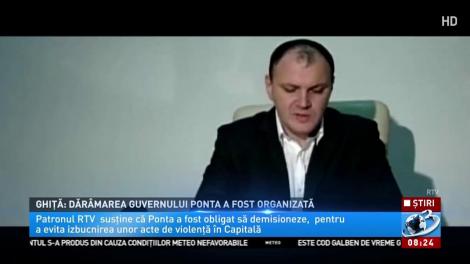 Sebastian Ghiță, dezvăluiri halucinante despre dăr&acirc;marea Guvernului Ponta: &rdquo;A avut de ales &icirc;ntre a vedea &icirc;n Bucuresti alți morți și a potolit lucrurile&rdquo;
