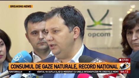 Consumul de gaze în România atinge un prag istoric. Anunț important făcut de ministrul Energiei