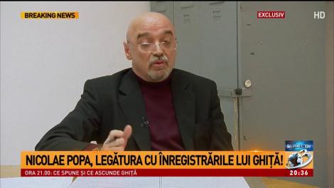 Nicolae Popa, legătura cu înregistrările lui Ghiţă