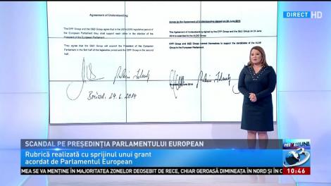 Be EU. Scandal pe președinția Parlamentului European