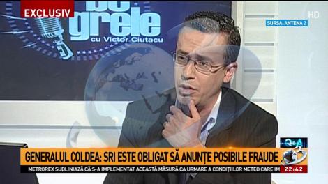 Florian Coldea, despre implicarea SRI &icirc;n alegeri