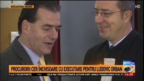 Procurorii cer închisoare cu executare pentru Ludovic Orban