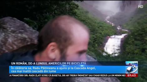 Un român, de-a lungul Americilor pe bicicletă. Radu Păltineanu a ajuns în Brazilia