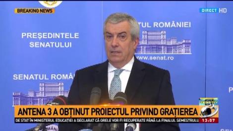 Tăriceanu &icirc;i răspunde lui Iohannis