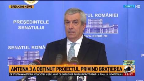 Tăriceanu îi răspunde lui Iohannis