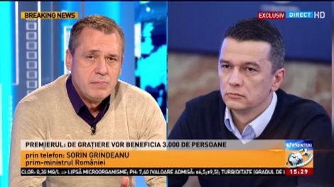 Sorin Grindeanu, în direct la Antena 3