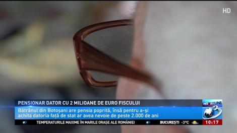Un pensionar a pus Fiscul pe jar! Bătrânul are de dat două milioane de euro! Cum s-a ajuns aici