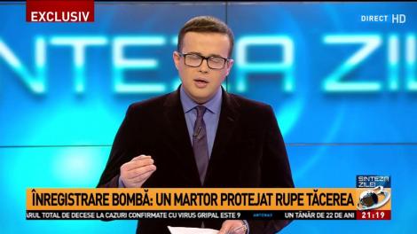 Înregistrare-bombă: Un martor protejat al DNA rupe tăcerea