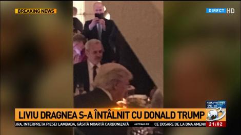 Liviu Dragnea și premierul Grindeanu s-au întâlnit cu Donald Trump