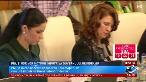 PNL și USR vor moțiuni &icirc;mpotriva guvernului Grindeanu