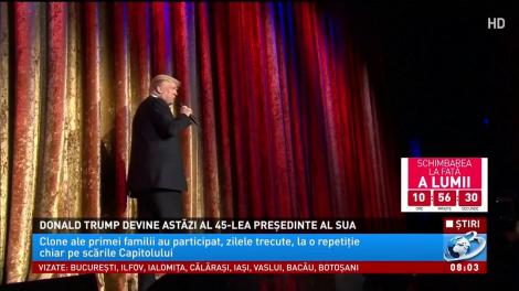 Donald Trump devine azi al 45-lea președinte al SUA