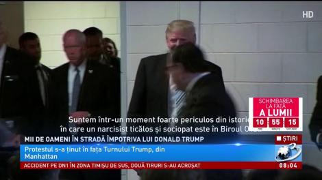 Mii de oameni în stradă împotriva lui Donald Trump