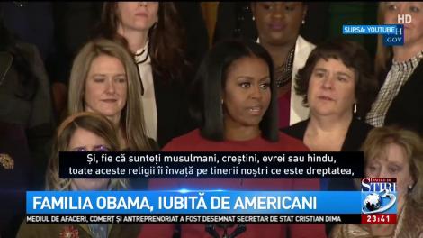 C&acirc;t de iubită este familia Obama de americani