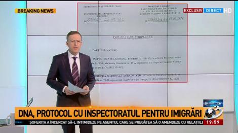 DNA, protocol cu Inspectoratul pentru Imigrări