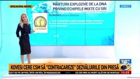 Procuror DNA, mărturie despre colaborarea cu SRI