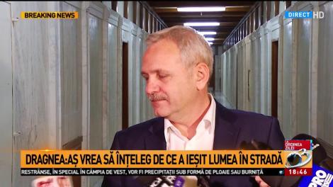 Dragnea: Nicăieri în lume n-am văzut să conducă strada