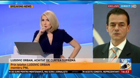 Ludovic Orban a fost achitat: Mi s-a făcut dreptate, este decizia normală