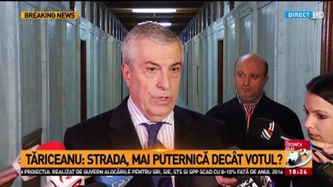Tăriceanu, după &icirc;nt&acirc;lnirea coaliţiei pe tema graţierii: Strada, mai puternică dec&acirc;t votul?