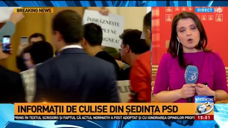 Informații de culise din ședința PSD: Liderii ar fi decis să nu cedeze presiunii publice