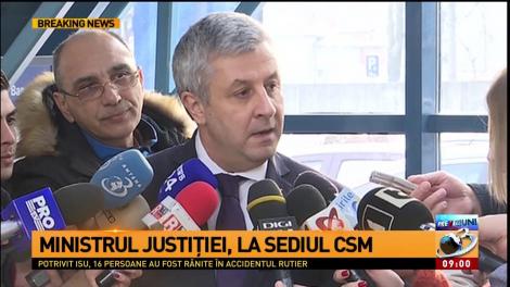 Florin Iordache, declarații &icirc;nainte de ședința CSM