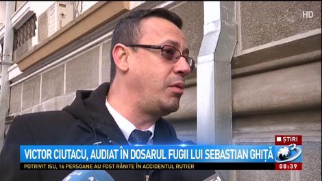 Victor Ciutacu, audiat &icirc;n dosarul lui Sebastian Ghiță